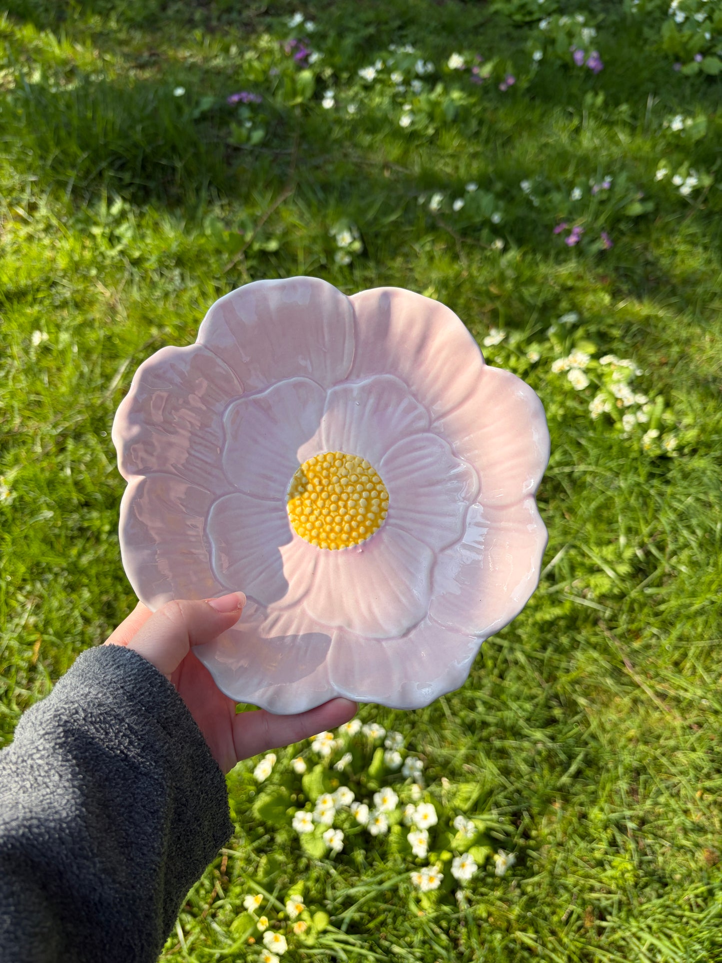 Petit saladier fleur rose 🌸