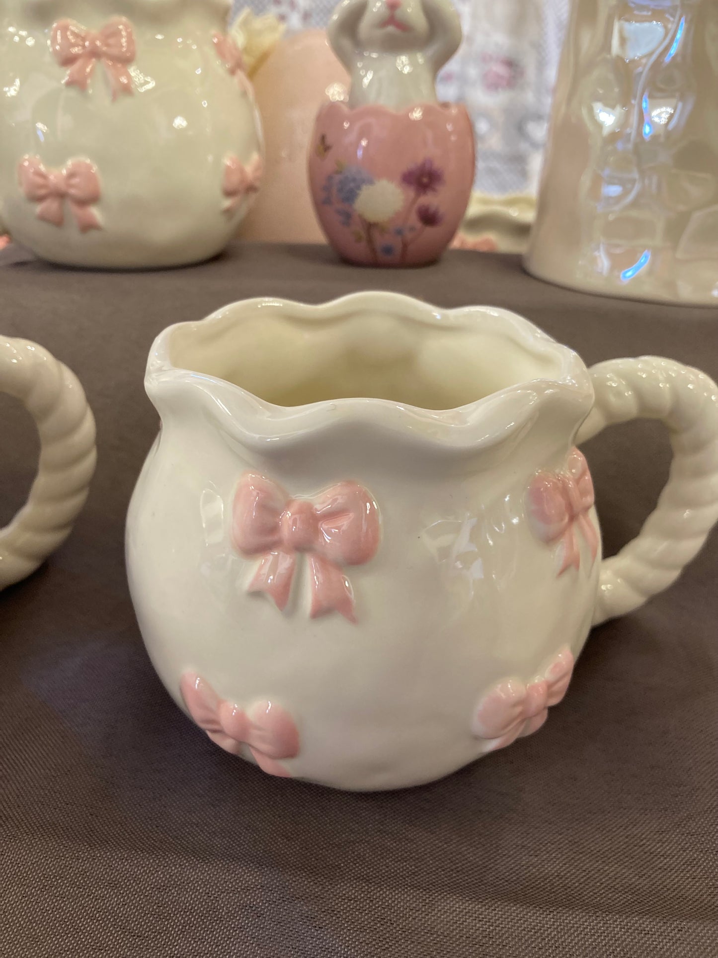 Mug petits noeuds roses