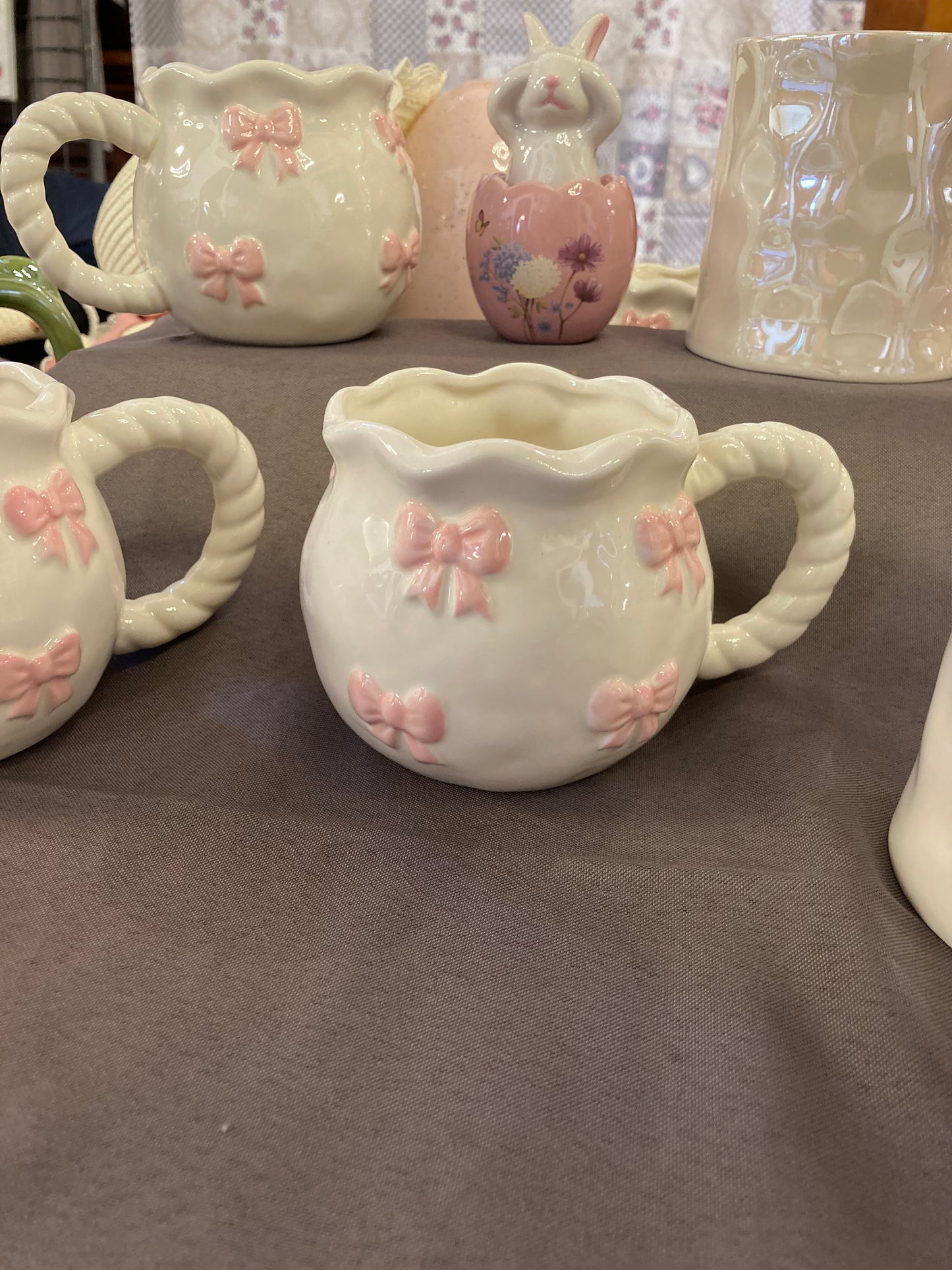 Mug petits noeuds roses
