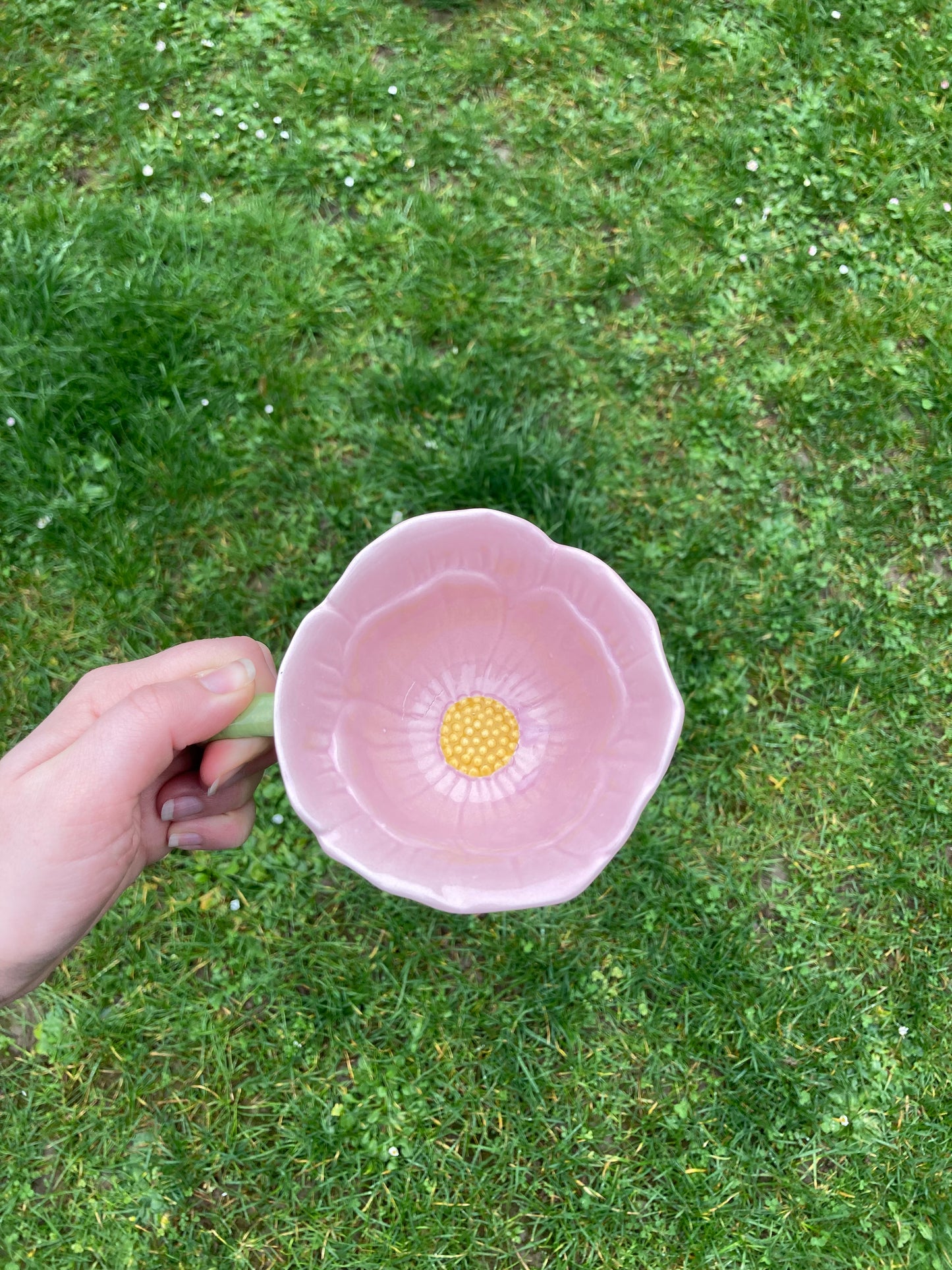 🌸 Tasse Fleur Rose – Douceur Printanière