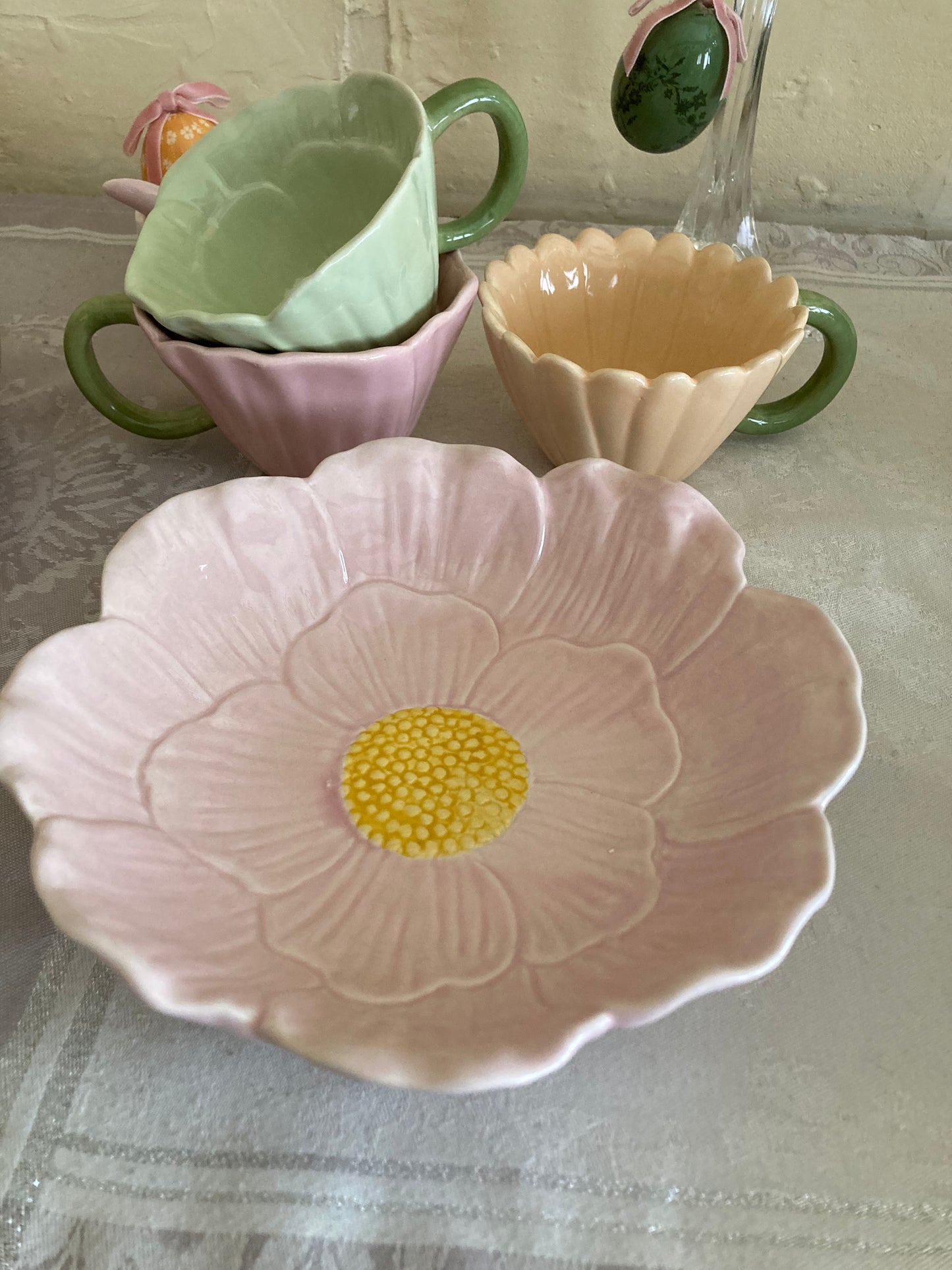Petit saladier fleur rose 🌸