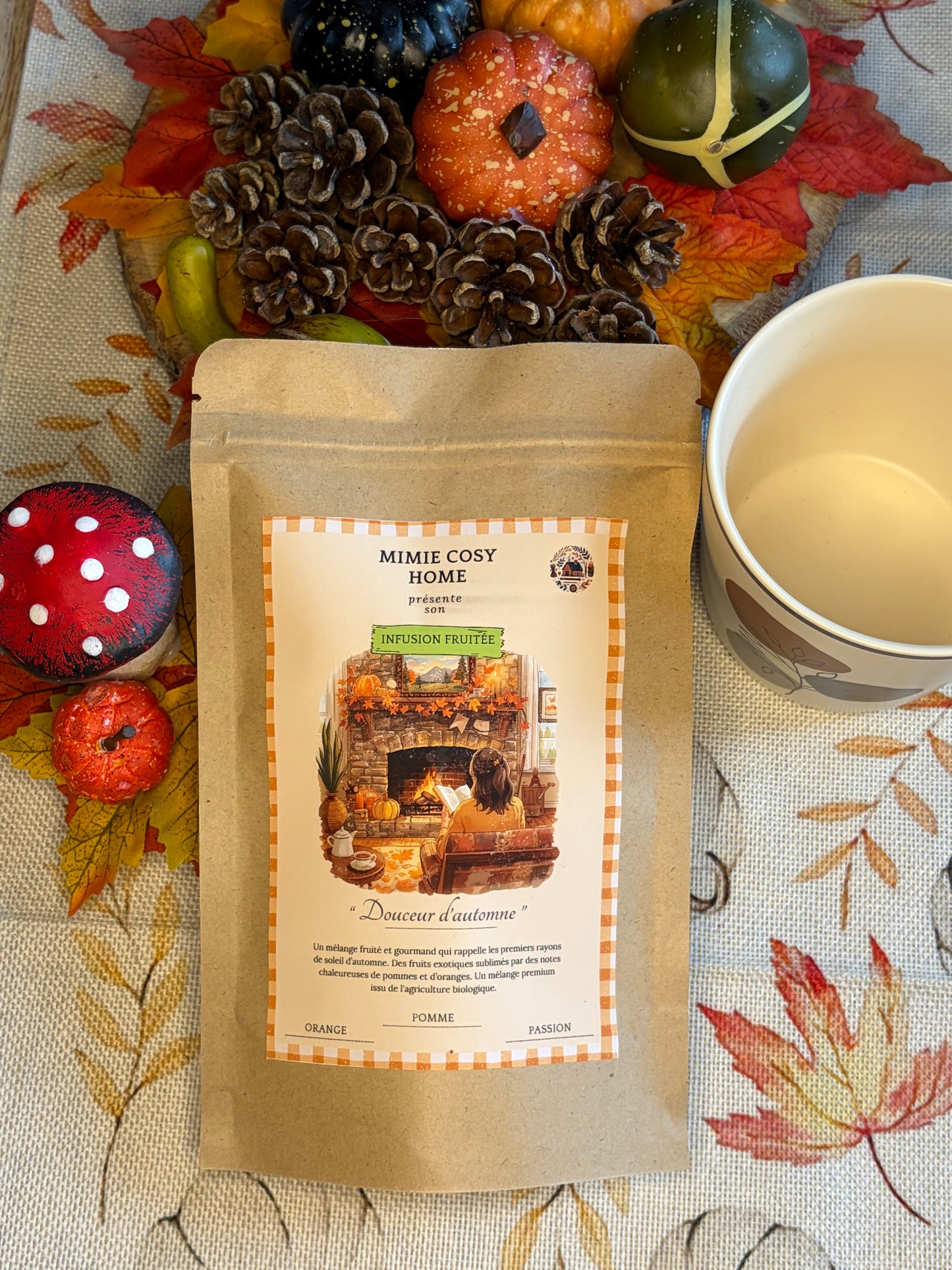 Infusion fruitée "Douceur d'automne"🍂🍊