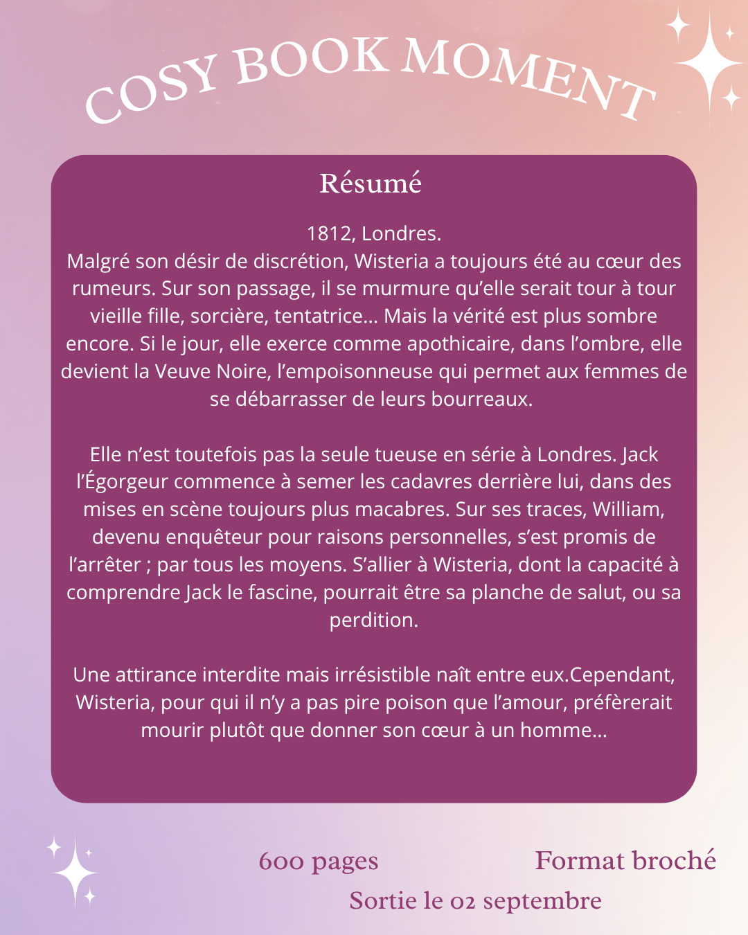 Cosy Book Moment — Inheritance, Vol. 2 : La Vengeance de la Veuve Noire
