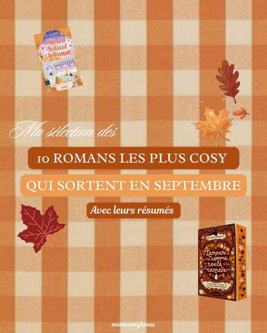 P1. Sorties livres septembre 2026 : ma sélection cosy pour accueillir l'automne