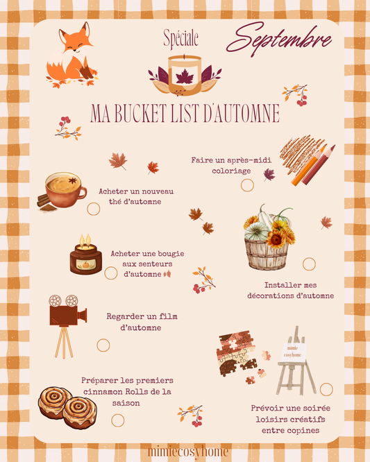 Ma Bucket List de septembre - 6 petits plaisirs pour savourer l'automne 🍂☕️