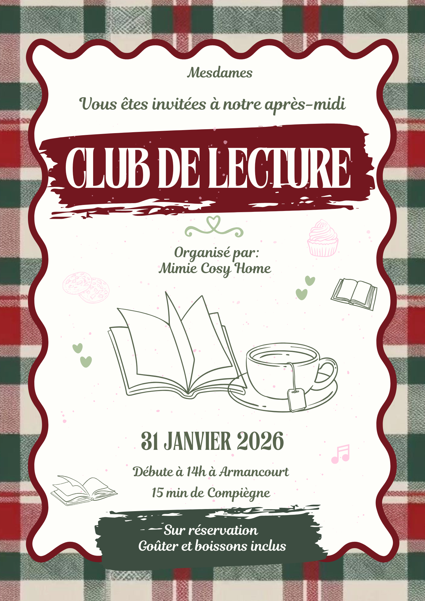 ✨ 𝐴𝑝𝑟è𝑠-𝑚𝑖𝑑𝑖 𝑐𝑙𝑢𝑏 𝑑𝑒 𝑙𝑒𝑐𝑡𝑢𝑟𝑒 - 31 janvier Compiègne ✨