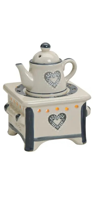 Diffuseur Brûle parfum pour Fondant Parfumé en Céramique Gris