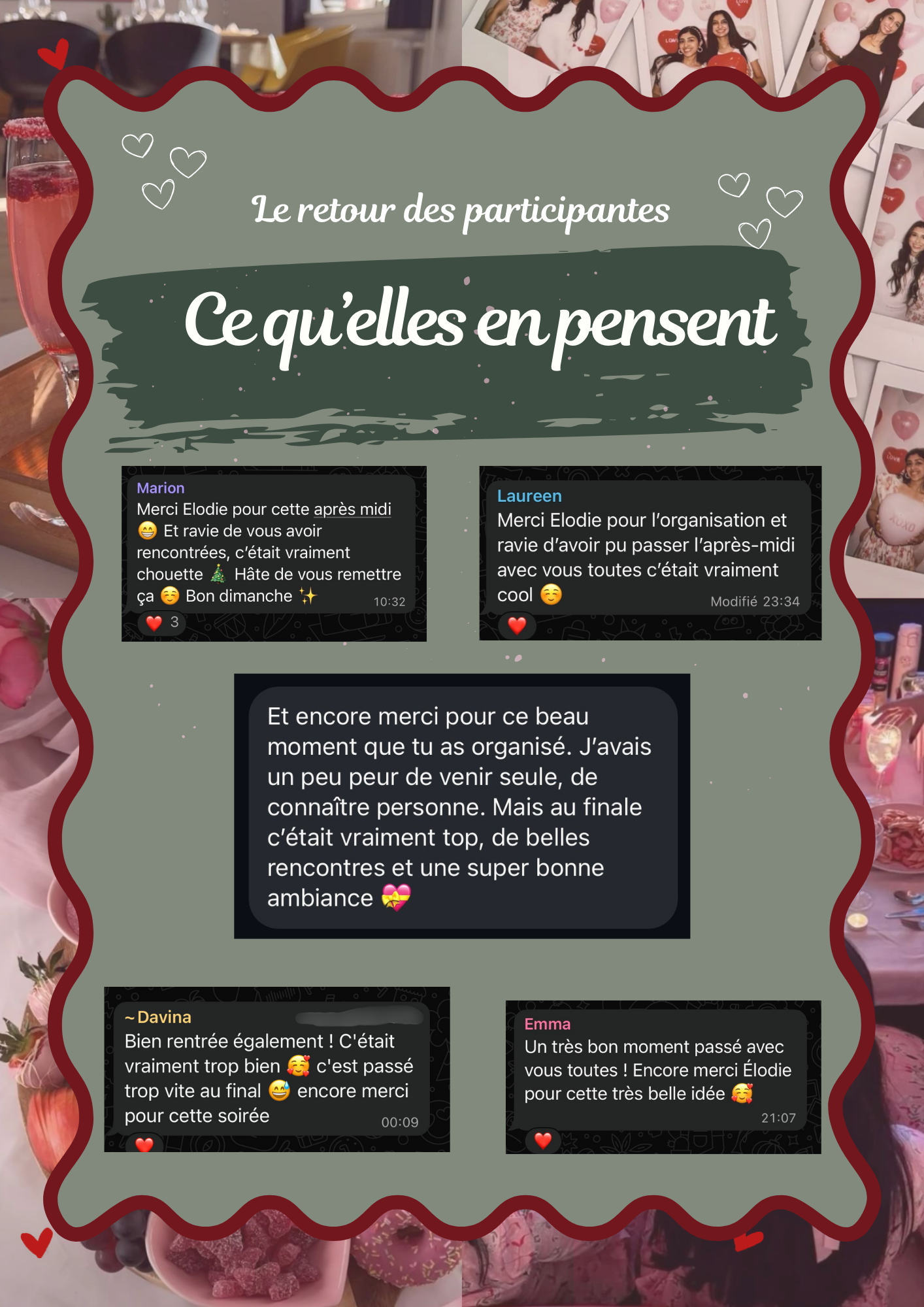 🎀SOIRÉE GALENTINE🎀 – Une soirée cosy & fun entre filles