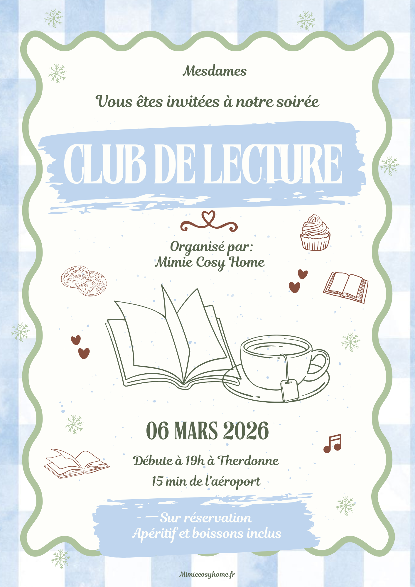 ✨ 𝑆𝑜𝑖𝑟é𝑒 𝑐𝑙𝑢𝑏 𝑑𝑒 𝑙𝑒𝑐𝑡𝑢𝑟𝑒 - 06 mars Beauvais ✨