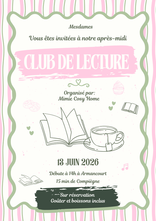 ✨ 𝐴𝑝𝑟è𝑠-𝑚𝑖𝑑𝑖 𝑐𝑙𝑢𝑏 𝑑𝑒 𝑙𝑒𝑐𝑡𝑢𝑟𝑒 - 13 juin Compiègne ✨