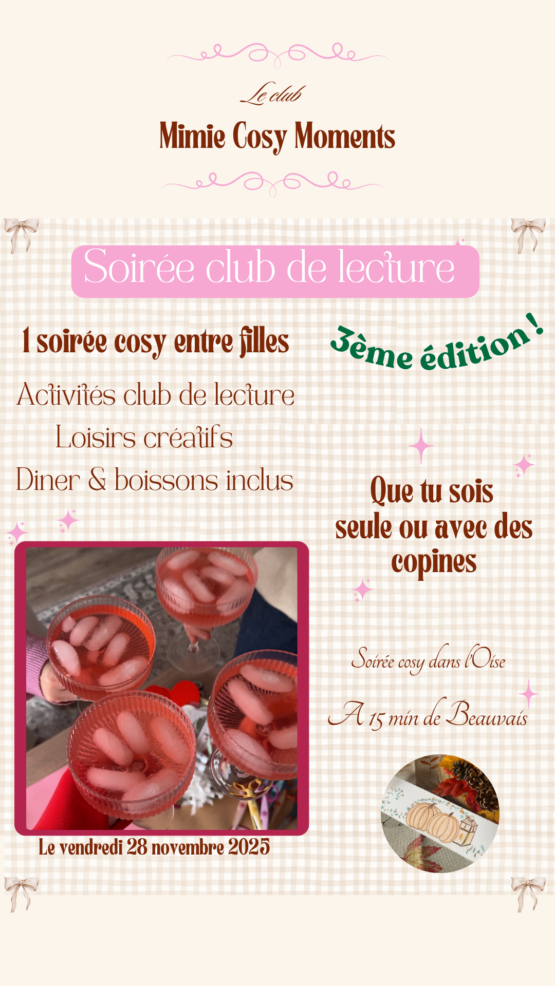 ✨ 𝑆𝑜𝑖𝑟é𝑒 𝑐𝑙𝑢𝑏 𝑑𝑒 𝑙𝑒𝑐𝑡𝑢𝑟𝑒 - 3ème édition Beauvais ✨