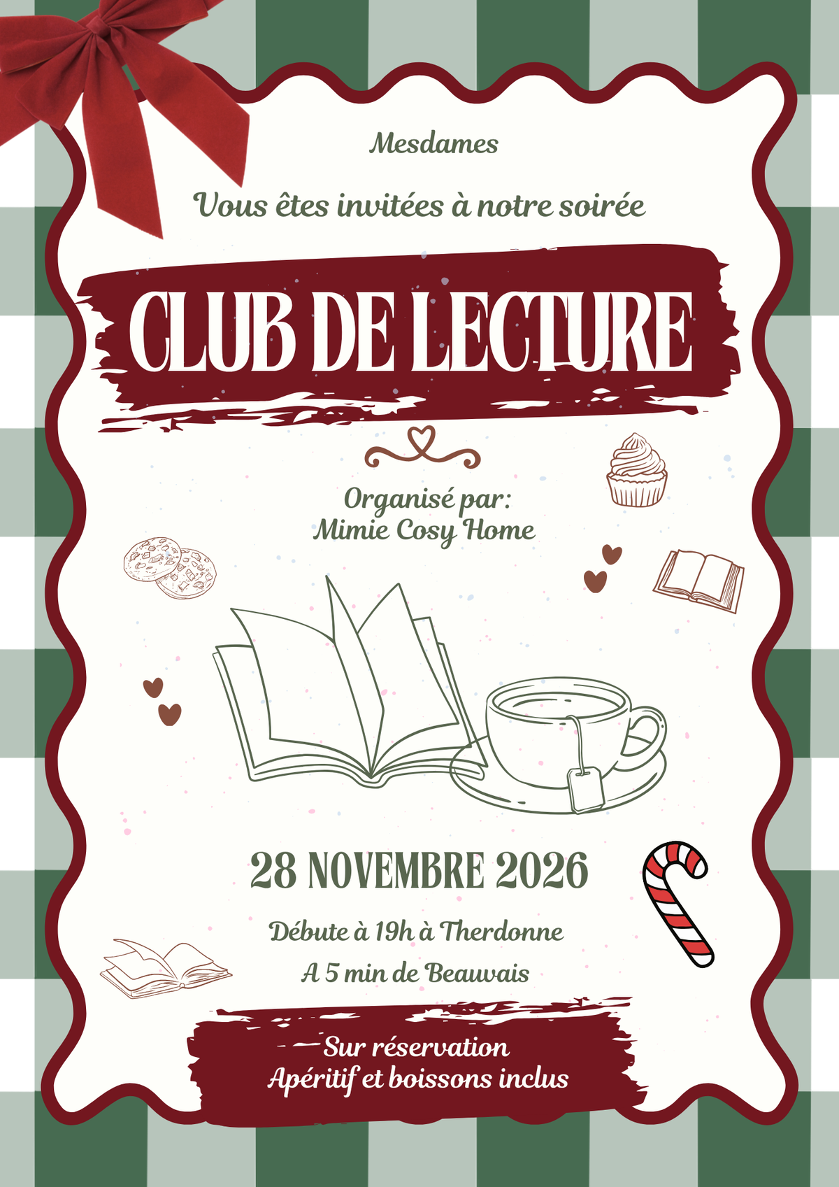 ✨ 𝑆𝑜𝑖𝑟é𝑒 𝑐𝑙𝑢𝑏 𝑑𝑒 𝑙𝑒𝑐𝑡𝑢𝑟𝑒 - 28 novembre Beauvais ✨