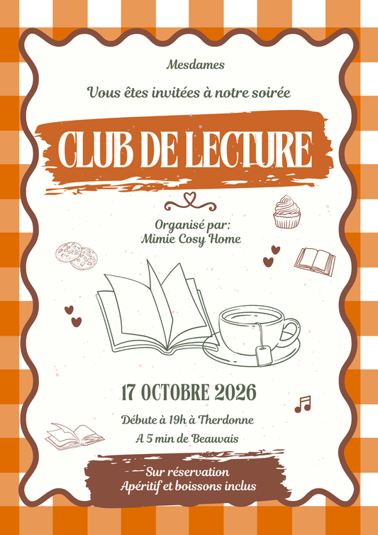 ✨ 𝑆𝑜𝑖𝑟é𝑒 𝑐𝑙𝑢𝑏 𝑑𝑒 𝑙𝑒𝑐𝑡𝑢𝑟𝑒 - 17 octobre Beauvais ✨