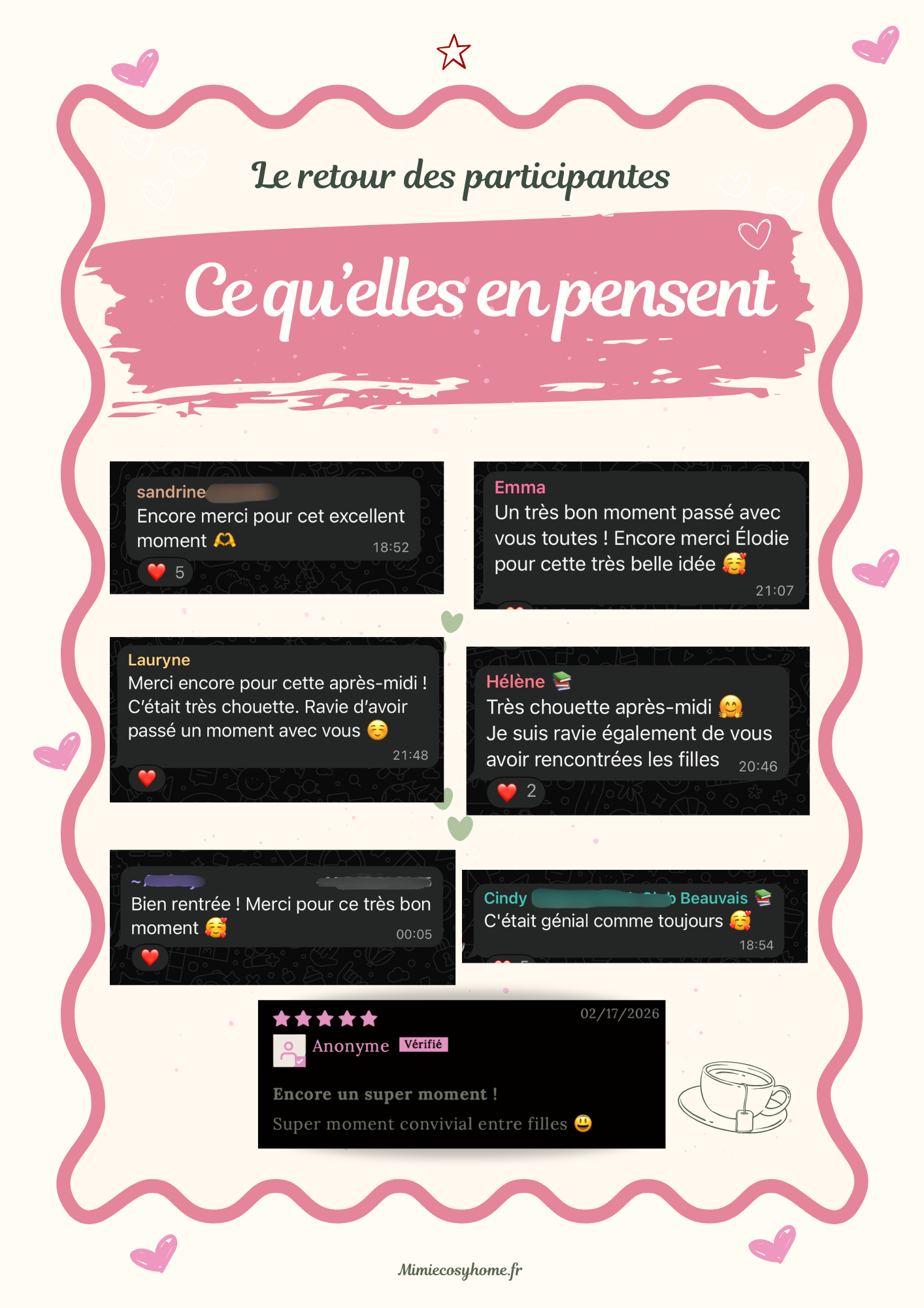 🌷 Parenthèse Cosy Mère-Fille – édition spéciale fête des mères