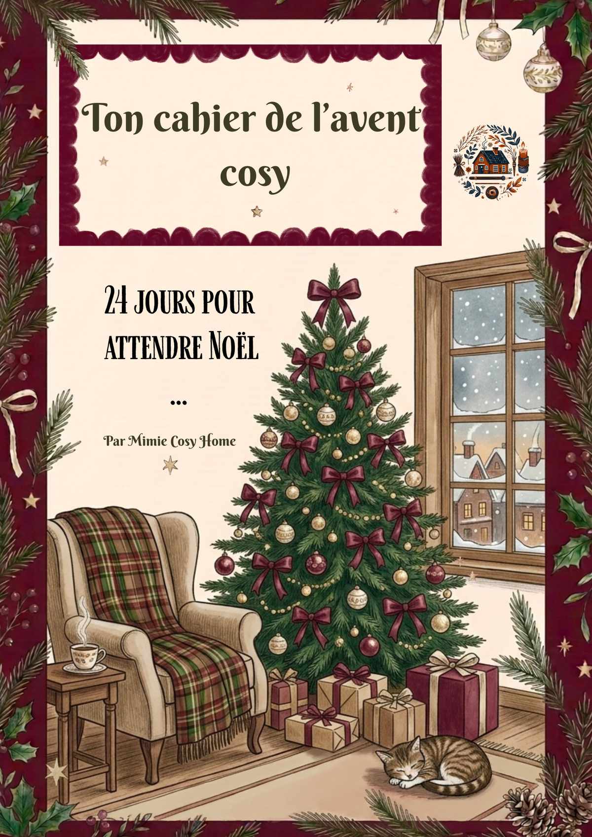 Ton cahier cosy : 24 jours pour attendre Noël 🎄✨