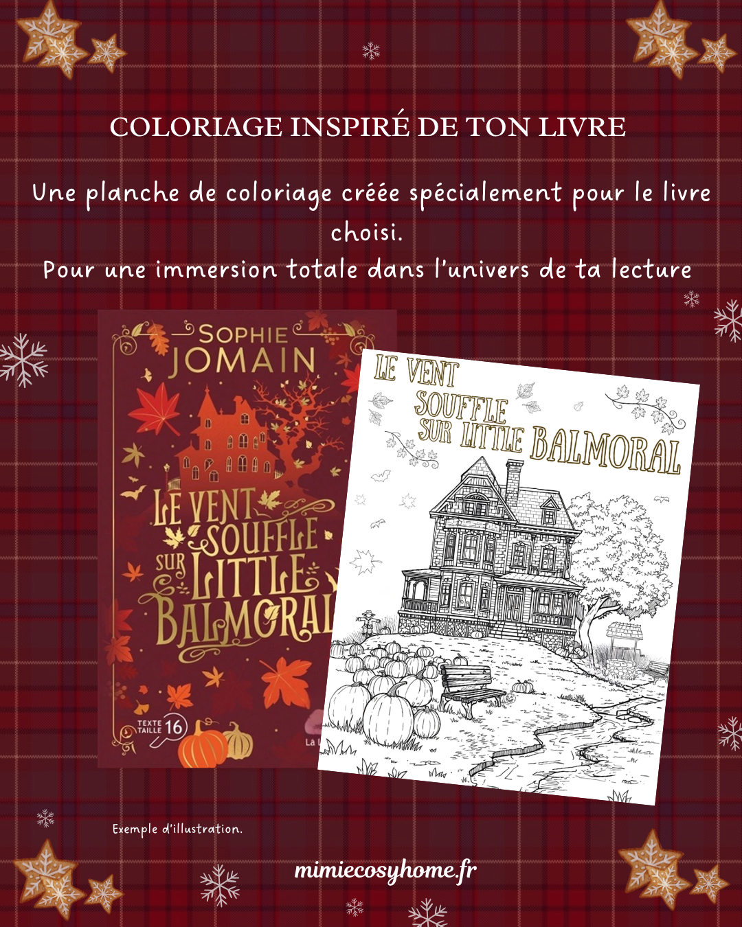 1 planche de coloriage inspiré de ton livre