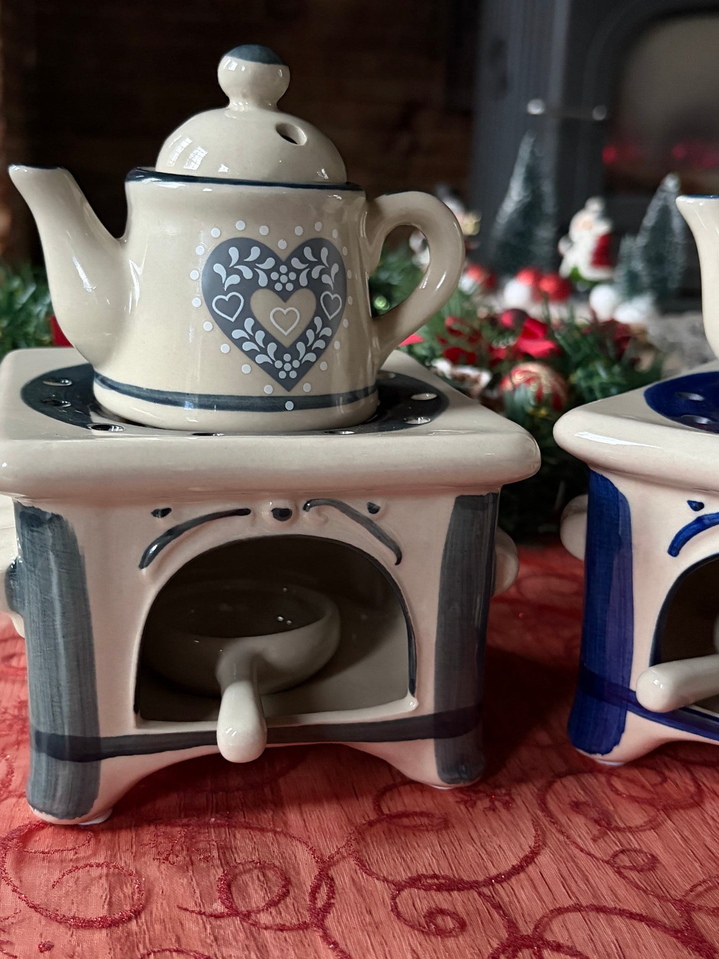 Diffuseur Brûle parfum pour Fondant Parfumé en Céramique Gris