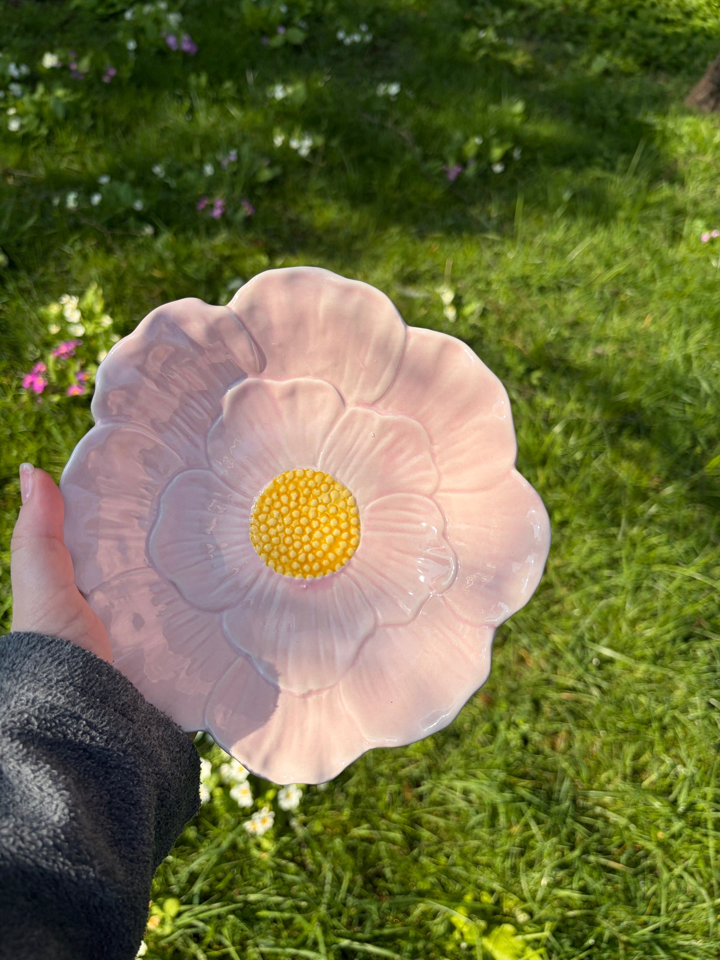 Petit saladier fleur rose 🌸