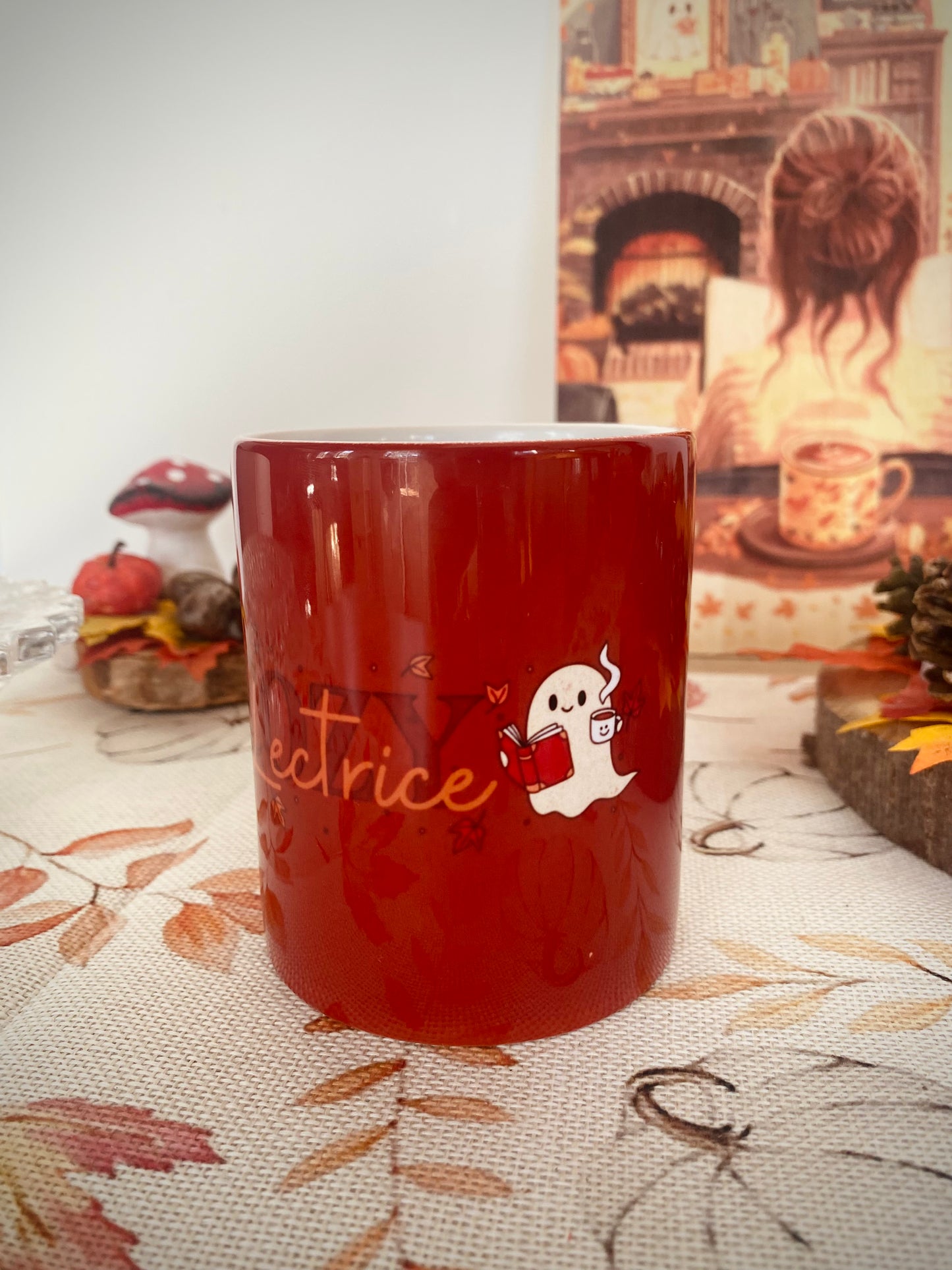 Tasse "Lectrice cosy" 👻