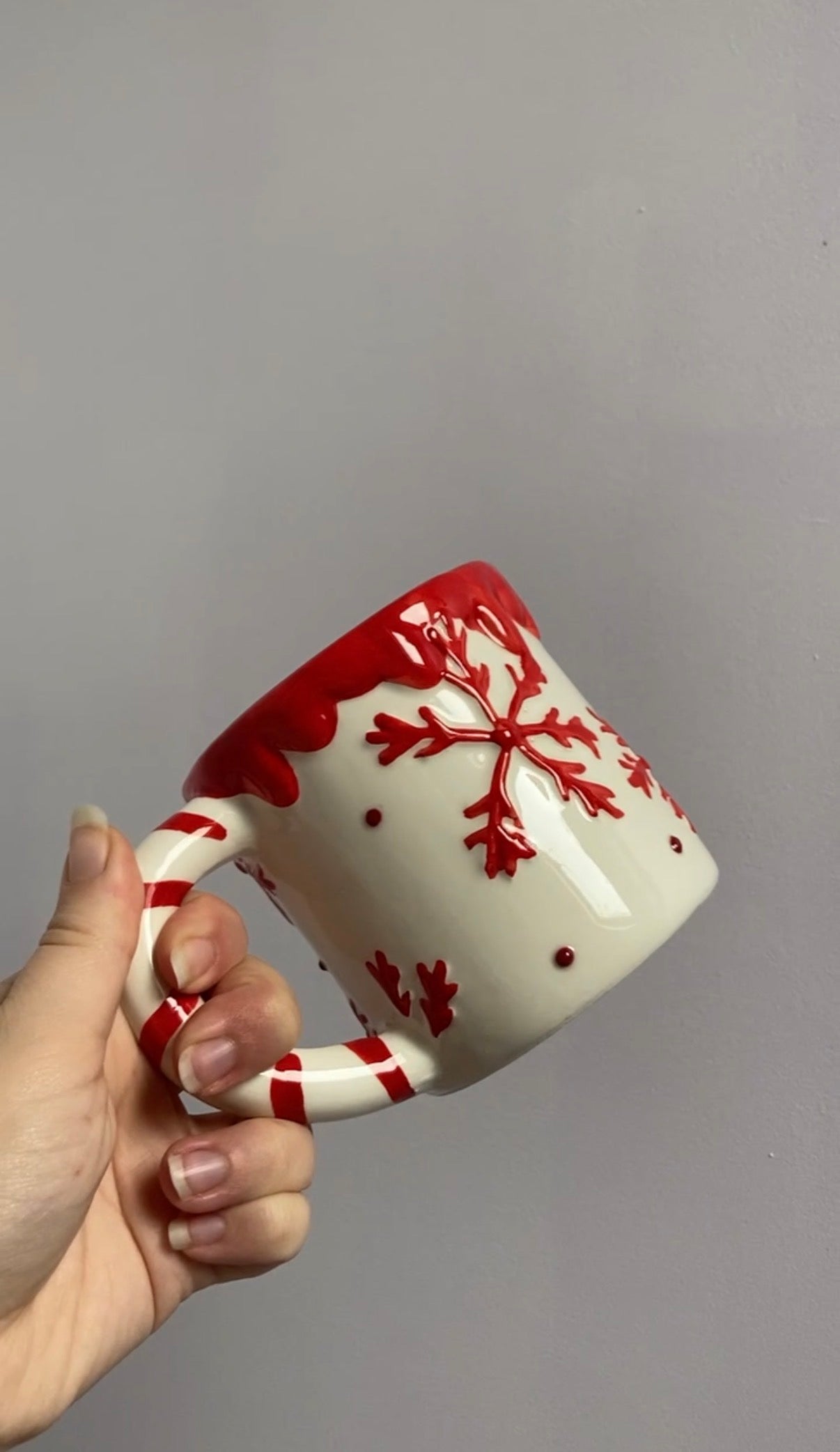 Tasse céramique Flocon de Noël ❄️