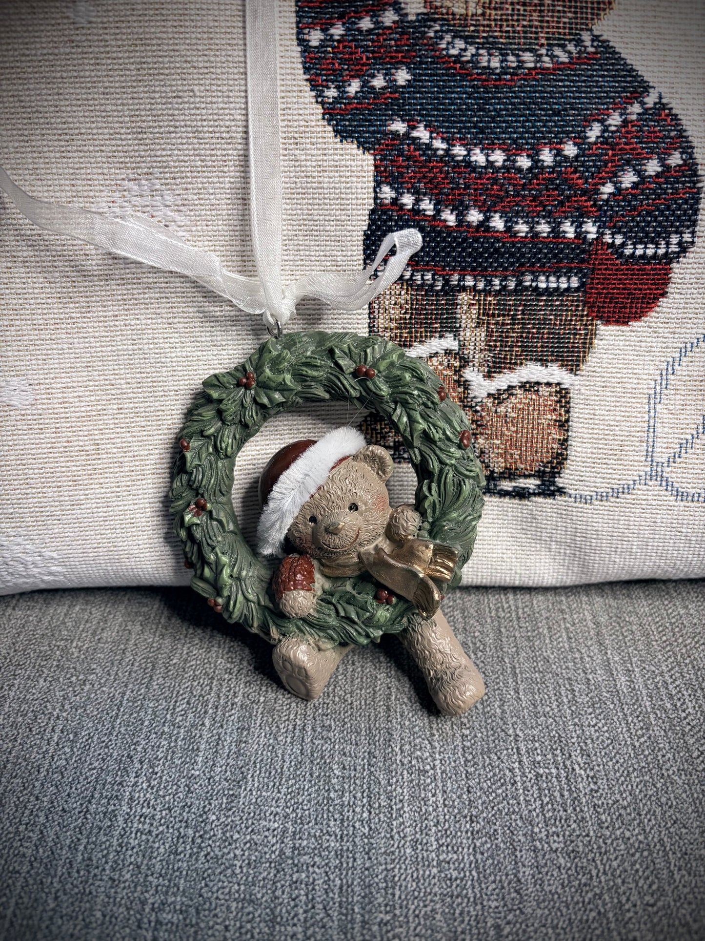 Suspension Ourson de Noël 🧸🎄