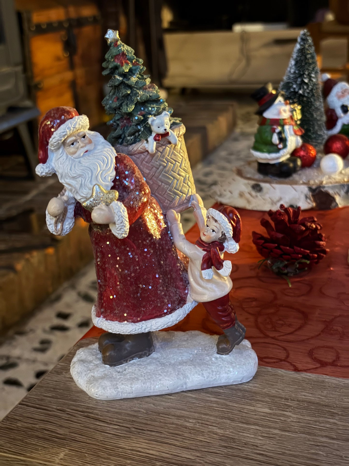 Figurine Père Noël Vintage