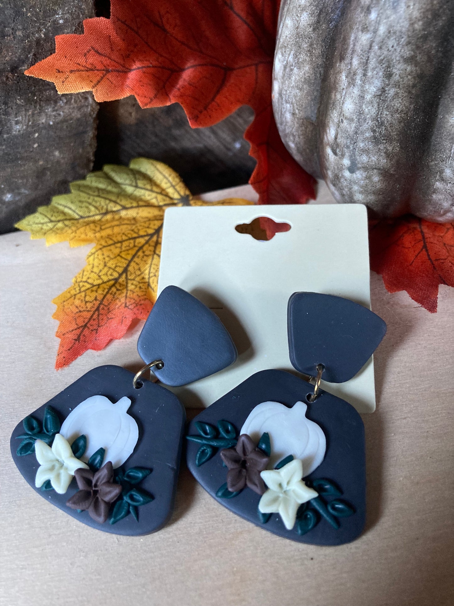 Boucles d'oreilles d'automne
