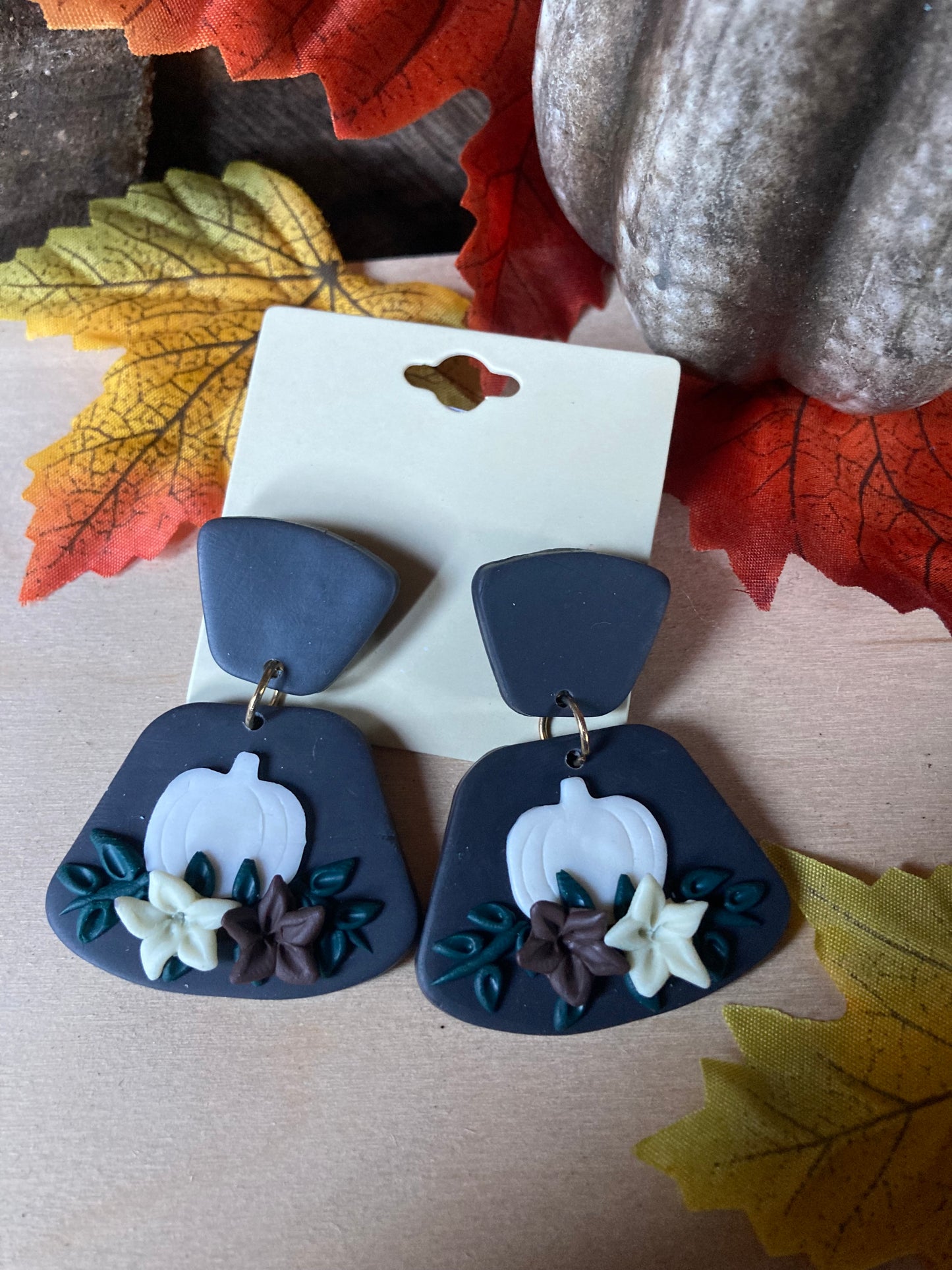 Boucles d'oreilles d'automne