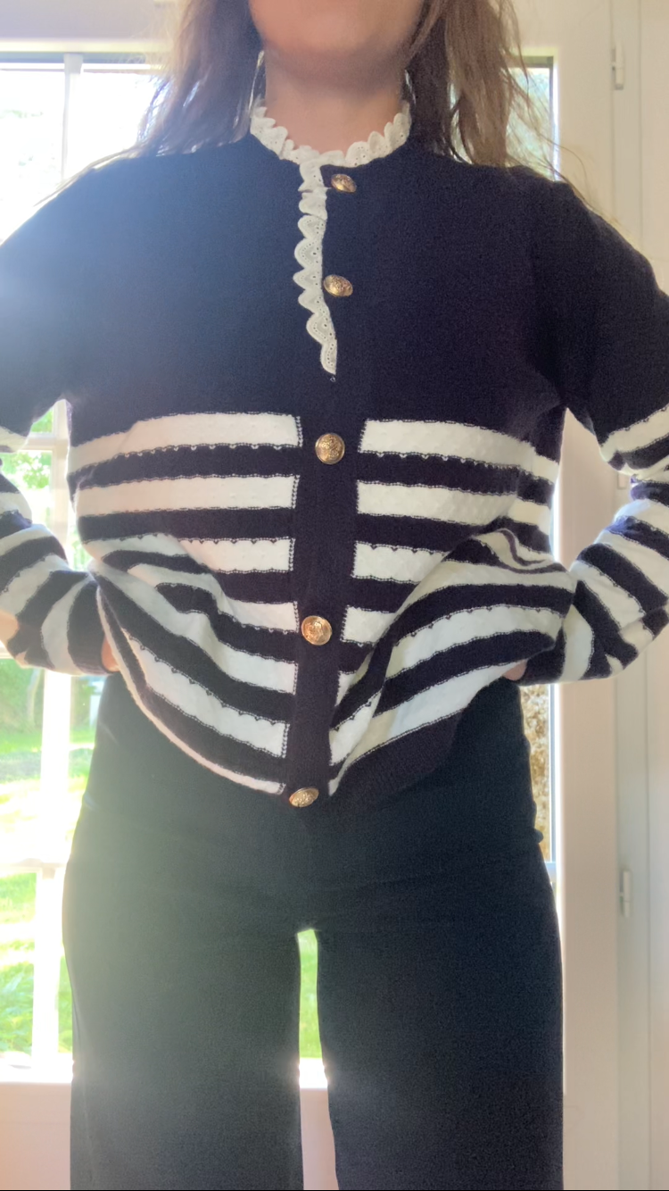 Gilet Pull marinière