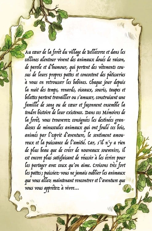 Mémoires de la forêt - Tome 1 - Les Souvenirs de Ferdinand Taupe