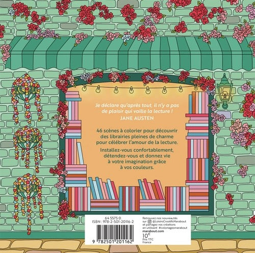 Cosy Librairie - Un monde de livres à colorier