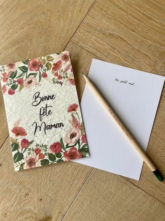 Carte à planter – Bonne fête maman 💐