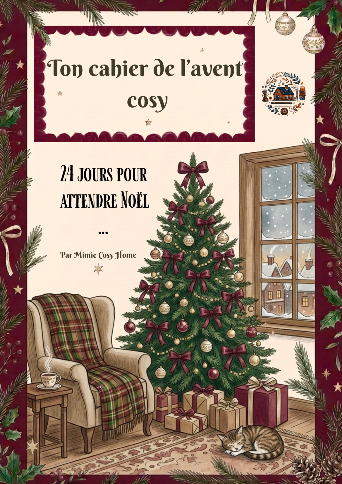 Ton cahier cosy : 24 jours pour attendre Noël 🎄✨