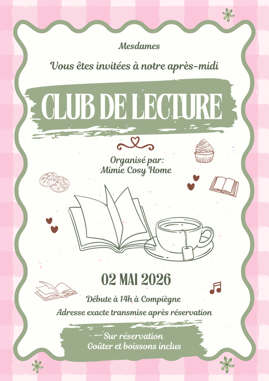 ✨ 𝐴𝑝𝑟è𝑠-𝑚𝑖𝑑𝑖 𝑐𝑙𝑢𝑏 𝑑𝑒 𝑙𝑒𝑐𝑡𝑢𝑟𝑒 - 02 mai Compiègne ✨