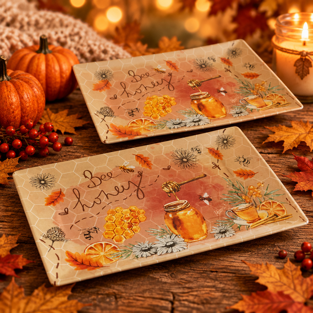 Assiettes d’automne, ambiance cosy 1