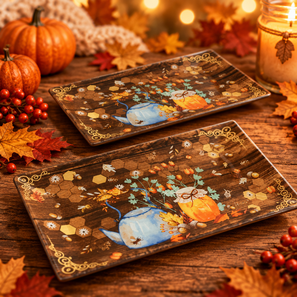 Assiettes d’automne, ambiance cosy 3