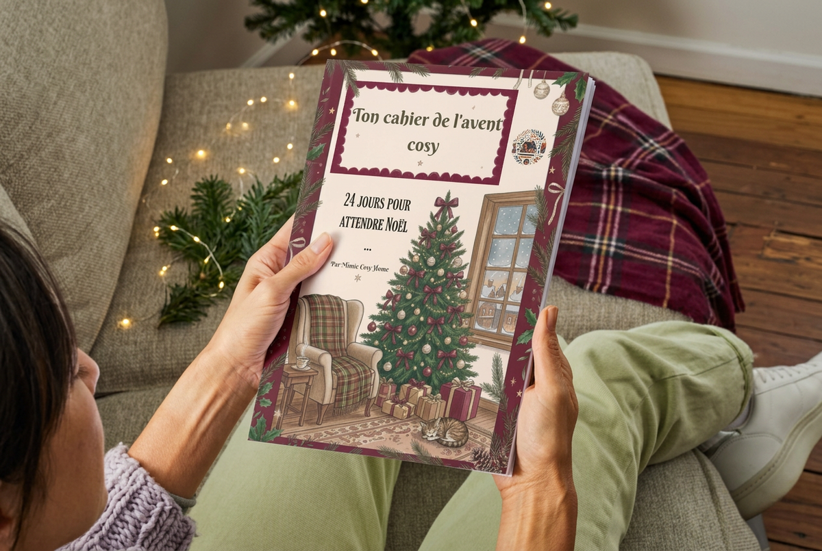 Ton cahier cosy : 24 jours pour attendre Noël 🎄✨