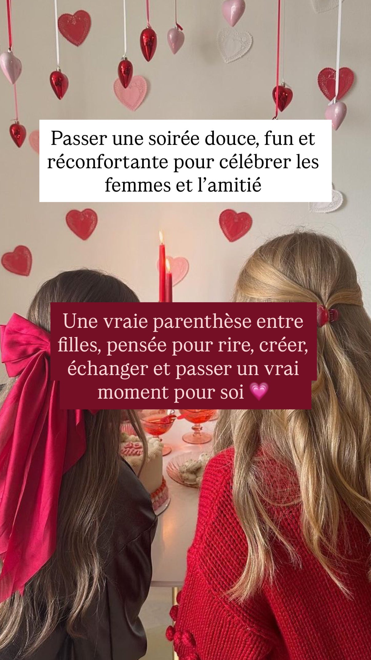 🎀SOIRÉE GALENTINE🎀 – Une soirée cosy & fun entre filles